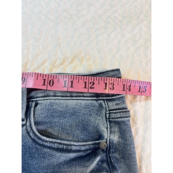 Judy Blue Jeans Women's 3/26 Washed Blue Stretch Denim‎ Slim Fit Distressed - Picture 10 of 16